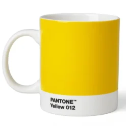 PANTONE kopp med hank 37,5 cl gul