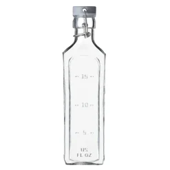 Patentflaske firkantet 0,6L klar