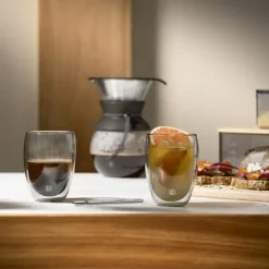Pavina glass 35 cl 2 stk grå