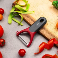 Peelers Y-tomatskreller rød/grå