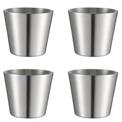 Peg pommes-/serveringskopp 9,5 cm 4 stk stål
