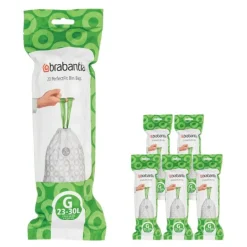 PerfectFit avfallsposer 23–30L 120-pack kode G hvit