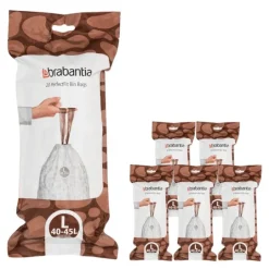 PerfectFit avfallsposer 40–45L 120-pack kode L hvit