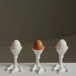 Perfect Imperfection eggekopp 9x5,5x8,5 cm hvit pekingandfot