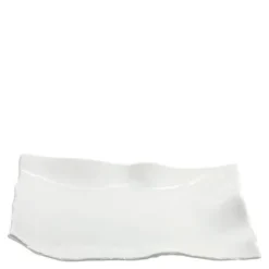 Perfect Imperfection serveringsfat M 17,5x17,5 cm hvit jord