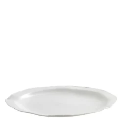 Perfect Imperfection serveringsfat M 30x30x2 cm hvit
