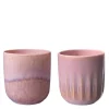 Perlemor coral krus u/hank 2 stk