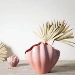 Perlemor home Shell vase 23 cm