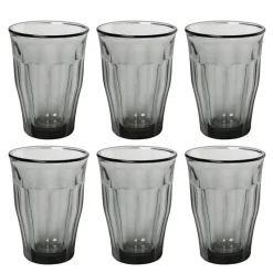 Picardie vannglass 36 cl 6 stk grå