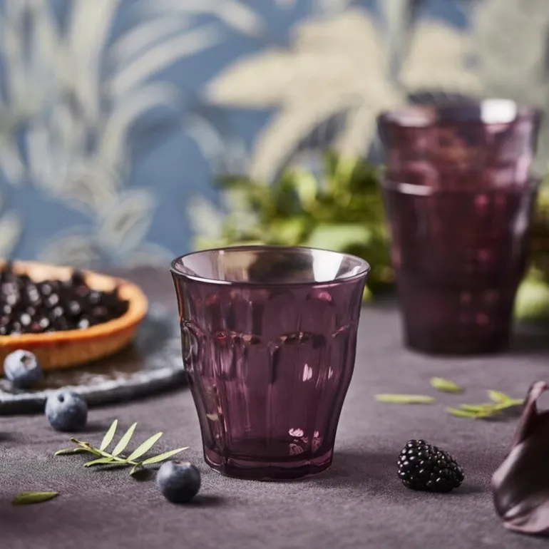 Picardie vannglass 25 cl 4 stk plum