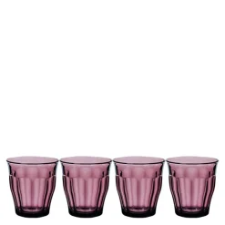 Picardie vannglass 25 cl 4 stk plum