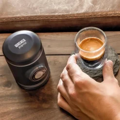 Picopresso bærbar espressomaskin svart