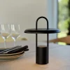 Pier bærbar LED lampe 25 cm black