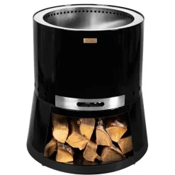 Pilar 50 Premium rentbrennende bålbrenner svart
