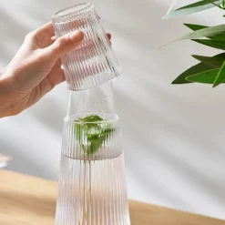 Pilastro karaffel med glass 1L clear