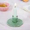 Pipanella Fan Dot lysestake 9,3 cm Spruce