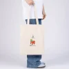 Pippi handlenett 38,5x42 cm Pippi vasker huset beige