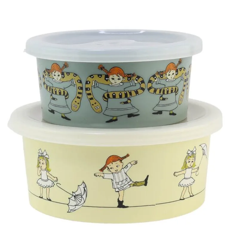 Pippi snackboks 2 stk sirkus
