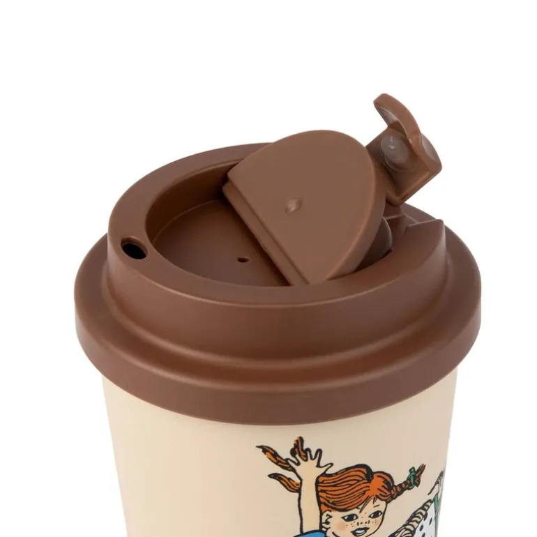 Pippi take away kopp 45 cl hest beige