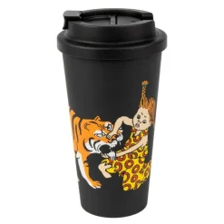 Pippi take away kopp 45 cl tiger svart
