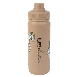 Pippi termoflaske 0,55L Pippi hest beige