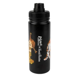 Pippi termoflaske 0,55L Pippi tiger svart