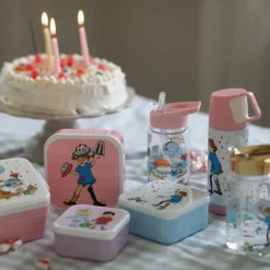 Pippi vannflaske 0,5L Bursdag rosa