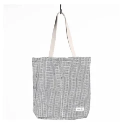 Piqué handlenett 30x35 cm morning grey