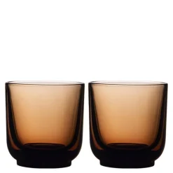 Pirch cappuccino glass 19 cl 2 stk Amber