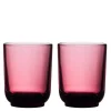 Pirch latte glass 33 cl 2 stk Garnet