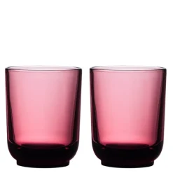 Pirch latte glass 33 cl 2 stk Garnet