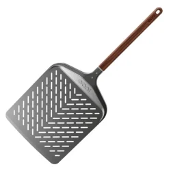 Pizzaspade perforert 30 cm valnøtt