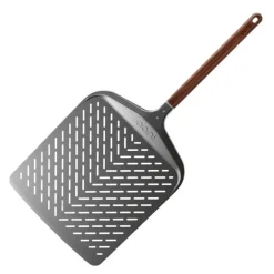 Pizzaspade perforert 36 cm valnøtt