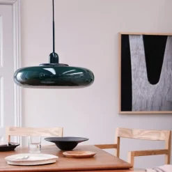 Planet pendel 36 cm grønn