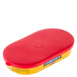 Plastlokk makrellboks 2 stk rød