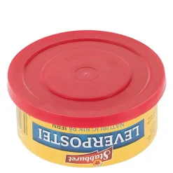 Plastlokk små leverpostei 2 stk rød