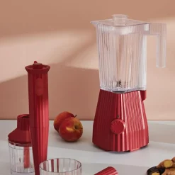Plissé blender rød