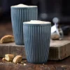 Plissé termokrus 25 cl 2 stk midnight blue