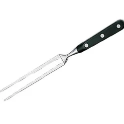 Pluton stekegaffel 15 cm stål/svart