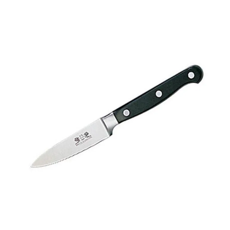 Pluton urtekniv 10 cm stål/svart