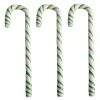 Polka stav 17 cm 3 stk hvit/grønn