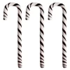 Polka stav 17 cm 3 stk hvit/svart