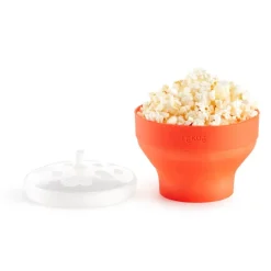Popcornmaker for mikrobølgeovn 0,7 L 2 stk rød