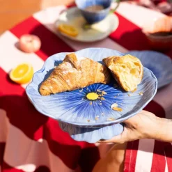 Poppy cookie-stativ 26 cm blue