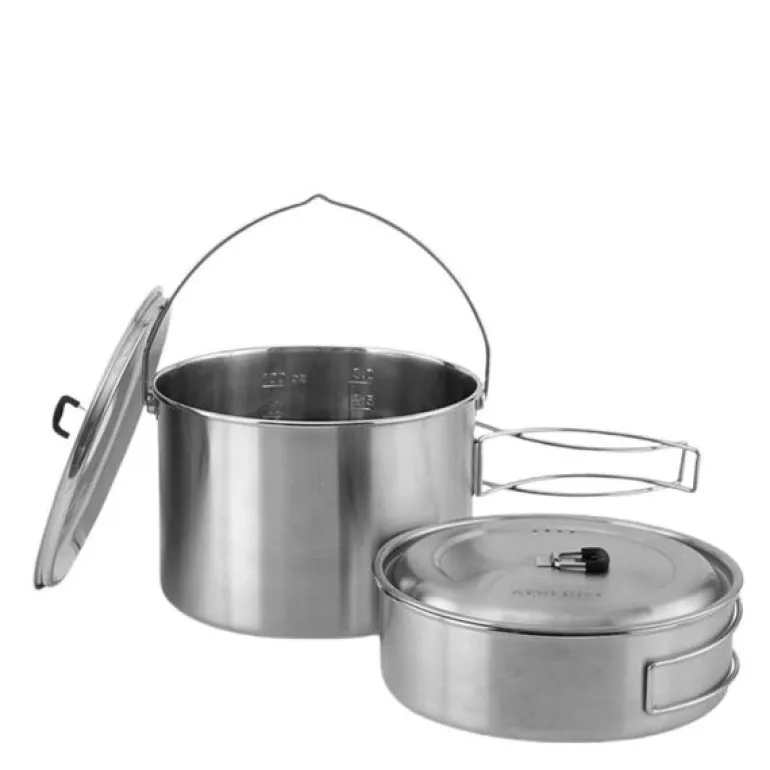 2 pot sett kjele 2 deler 1,5L + 3L