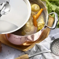 Prima Matera kasserolle 3L 20 cm kobber/støpejern