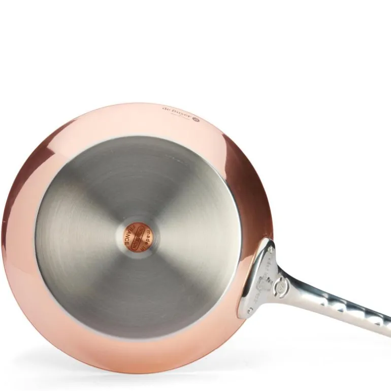 Prima Matera stekepanne 28 cm kobber/rustfritt stål