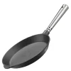 Professional støpejernspanne 22 cm med stålhåndtak