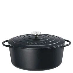 Provence støpejernsgryte oval 35 cm 8,9L svart
