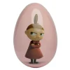 Påskeegg metall 15 cm Lille My rosa